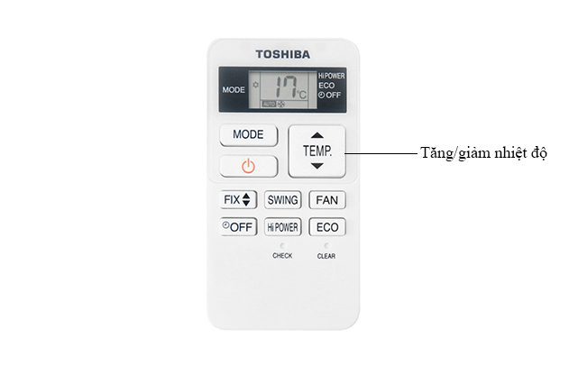 Bấm các phím mũi tên lên và mũi tên xuống