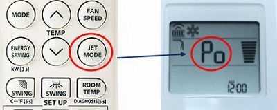 Chế độ làm lạnh nhanh - Po