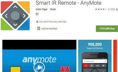 Ứng dụng IR Remote