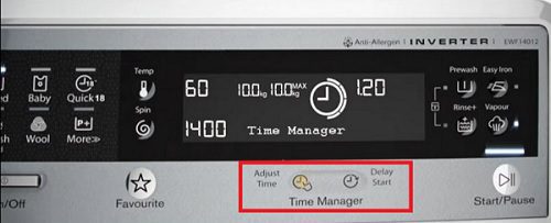 Công nghệ Time Manager - Hẹn giờ sấy máy sấy Electrolux
