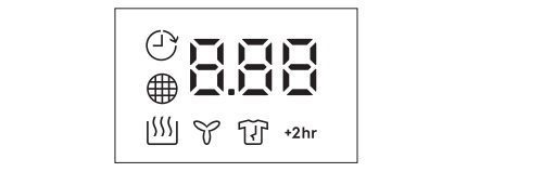 Ký hiệu màn hình LED máy sấy Electrolux