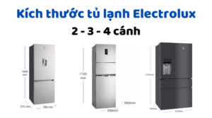 Kich Thuoc Tu Lanh Electrolux 2 3 4 Canh
