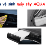 Cách vệ sinh máy sấy quần áo AQUA tại nhà | Đủ 2 dòng