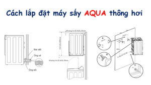 Hướng dẫn lắp đặt máy sấy AQUA thông hơi