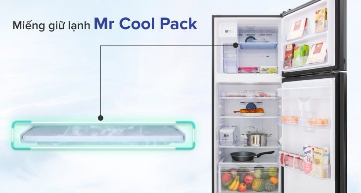 Tấm giữ nhiệt Mr.Coolpack trên tủ Samsung