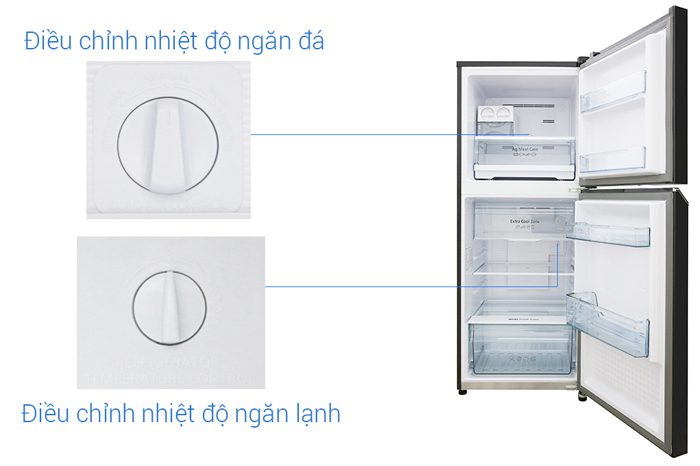 điều chỉnh nhiệt độ tủ lạnh panasonic