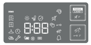 Ký hiệu trên màn hình LED máy sấy Whirlpool