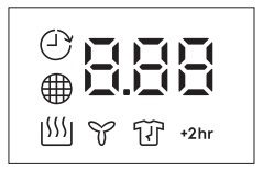 Màn hình hiển thị máy sấy quần áo Electrolux 