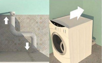 Lắp ống xả của máy sấy Casper thông hơi