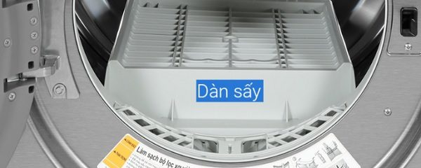 Cách dùng chế độ dàn sấy máy sấy LG Heatpump