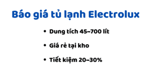 Bao Gia Tu Lanh Electrolux