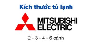 kích thước tủ lạnh Mitsubishi