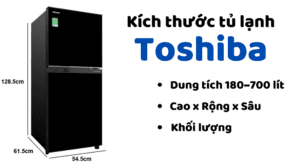 Kich Thuoc Tu Lanh Toshiba