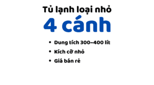 Tu Lanh 4 Canh Loai Nho
