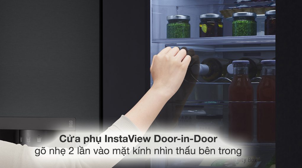 cách sử dụng tủ lạnh LG Door in Door