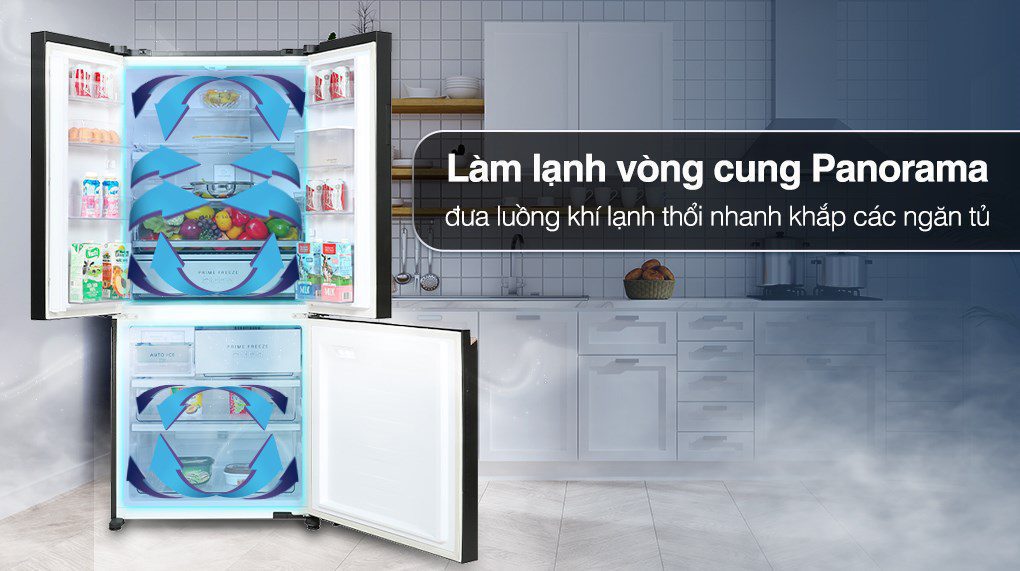 Khả năng làm lạnh của tủ lạnh Panasonic tốt hơn Mitsubishi