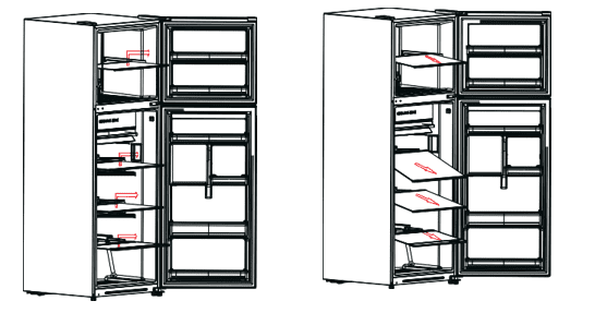 Tháo Và Vệ Sinh Khay Kệ Tủ Lạnh Toshiba
