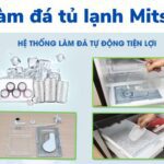Cách làm đá rơi tủ lạnh Mitsubishi | tính năng làm đá tự động