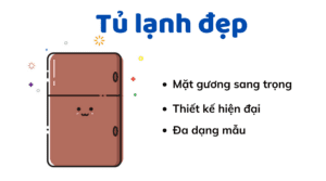 mẫu tủ lạnh đẹp
