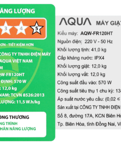 Máy Giặt Aqua Aqw Fr120ht.bk 7