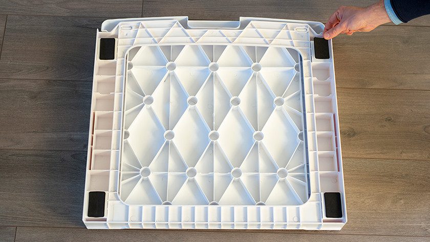 Bây giờ, bạn có thể xoay bộ xếp chồng để đặt nó.