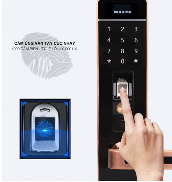 Hướng dẫn sử dụng 4 tính năng mở cửa của khóa điện tử thông minh