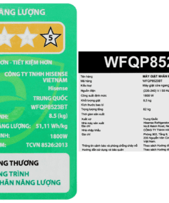 Máy giặt Hisense WFQP8523BT - hình số 12