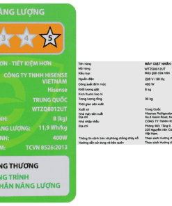 Máy giặt Hisense WTZQ8012UT - hình số 12