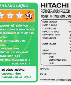 Tủ lạnh Hitachi HRTN5255MFUVN - hình số 14
