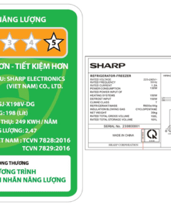 Tủ lạnh Sharp SJ-X198V-DG - hình số 9
