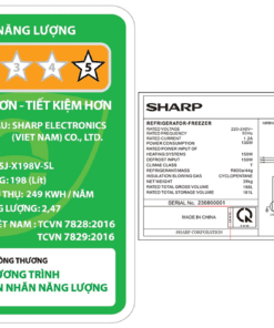 Tủ lạnh Sharp SJ-X198V-SL - hình số 7