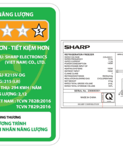 Tủ lạnh Sharp SJ-X215V-DG - hình số 9