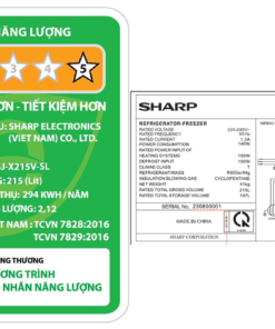 Tủ lạnh Sharp SJ-X215V-SL - hình số 7