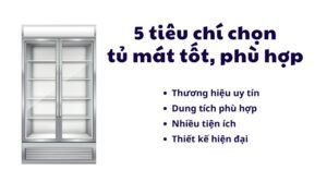 5 tiêu chí chọn mua tủ mát tốt, phù hợp