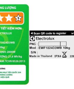Máy giặt Electrolux EWF1024D3WB - hình số 8