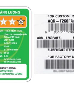 Tủ lạnh Aqua AQR-T260FA(FB) - ảnh số 5