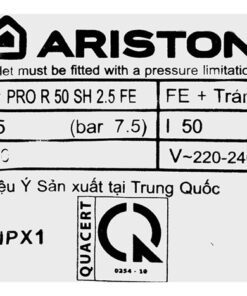 Bình nóng lạnh Ariston PRO R 50 SH 2.5 FE - hình số 9