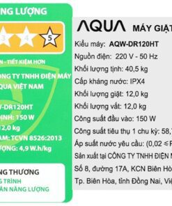 Máy giặt Aqua AQW-DR120HT BK - hình số 10