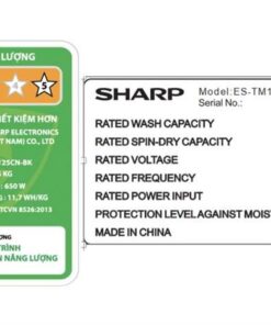 Máy giặt Sharp ES-TM125CN-BK - hình số 6