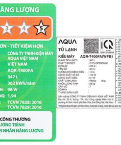 Tủ lạnh Aqua AQR-T400FA(WFB) - hình số 13