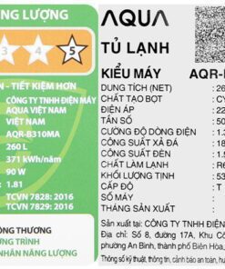 Tủ lạnh Aqua AQR-B310MA(FB) - hình số 16
