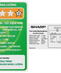 Máy giặt Sharp ES-FM110CB-SB - hình số 9