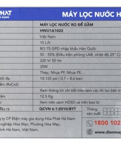 Máy lọc nước Hòa Phát HWU1A - hình số 9