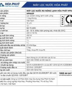 Máy lọc nước Hòa Phát HPN639 - hình số 7