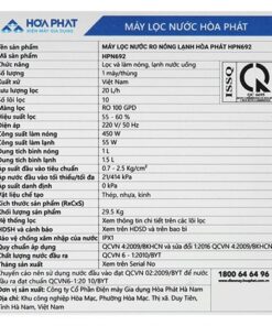 Máy lọc nước Hòa Phát HPN692 - hình số 7