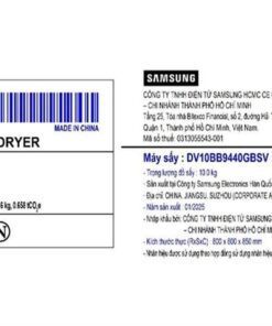 Máy sấy Samsung DV10BB9440GBSV - hình số 6