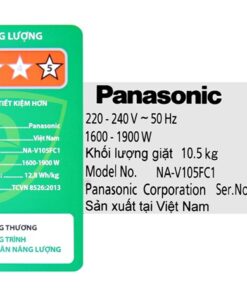Máy giặt sấy Panasonic NA-V105FC1LV - hình số 9