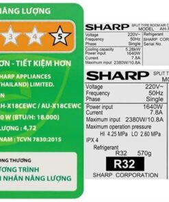 Điều hòa Sharp AH-X18CEWC - hình số 10
