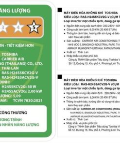Điều hòa Toshiba RAS-H24S5KCV2G-V - hình số 4