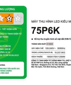 Tivi TCL 75P6K - hình số 5